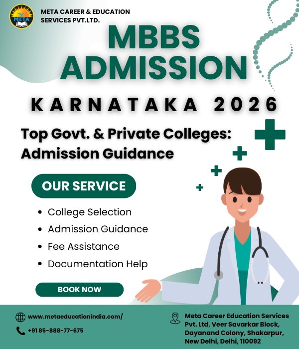 MBBS Admission in Karnataka: Complete Guide for Medical Aspirants 2026